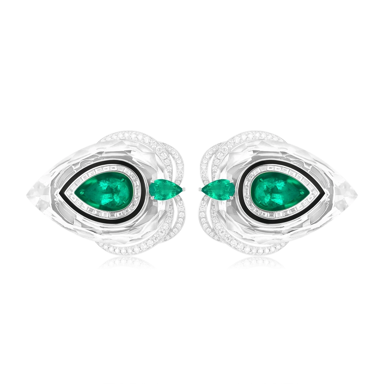 Double Clip brooch
