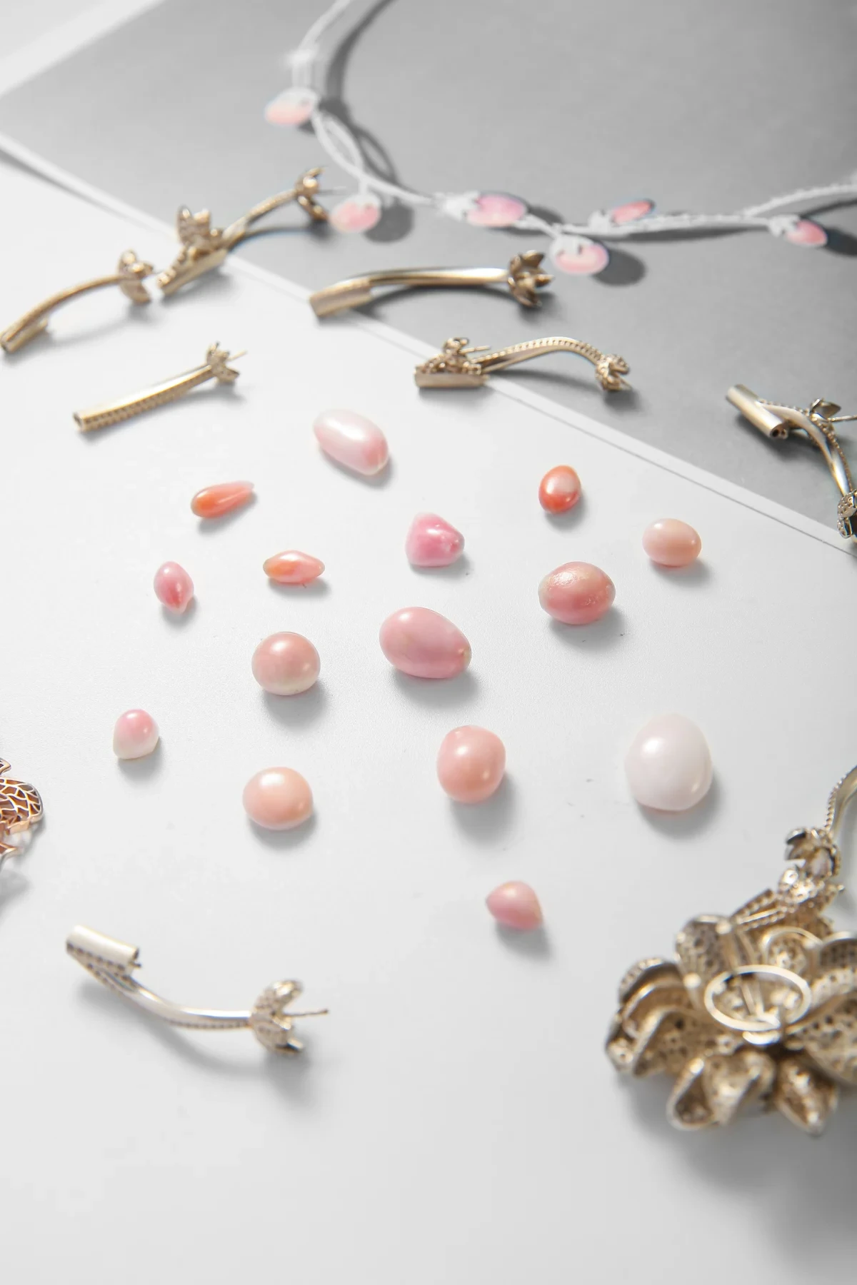 Conch pearls and creations