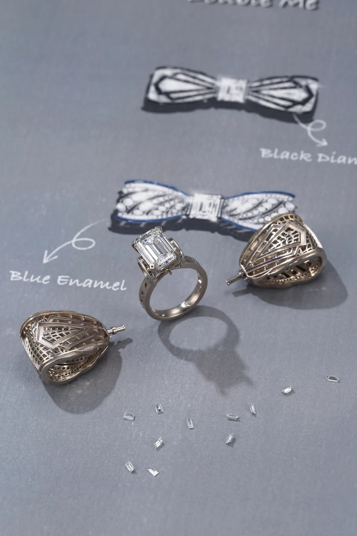 Diamond rings and accent stones