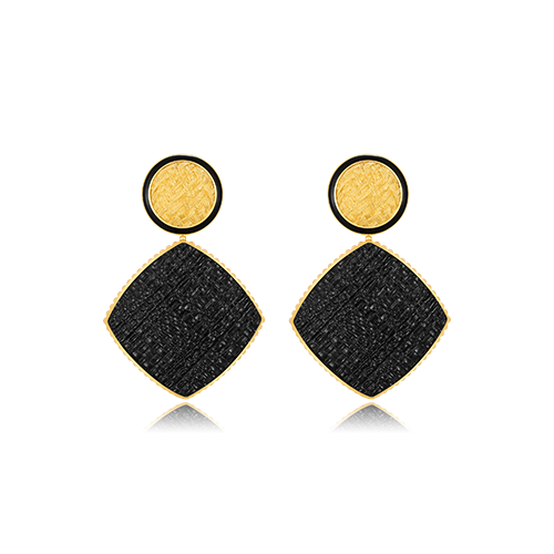 Chic Serendipity 邂逅·风尚 系列 金织软呢耳环