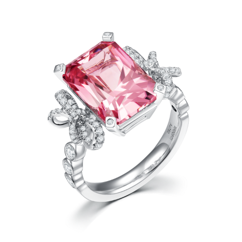 Pink Tourmaline Ring