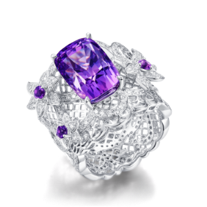 Purple Sapphire Ring