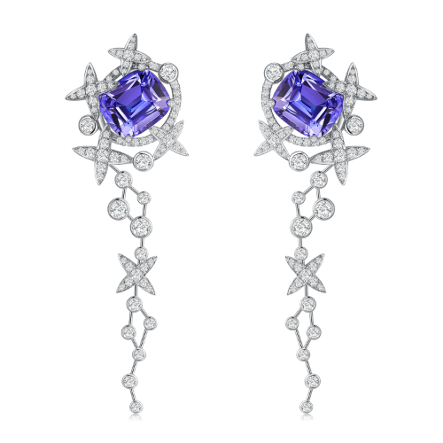 Boucles d’Oreilles Tanzanite