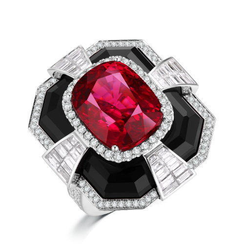 Red Spinel Ring