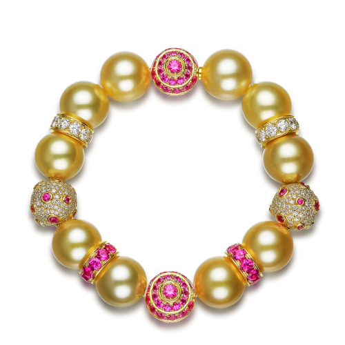 Golden South Sea Pearls Bracelet