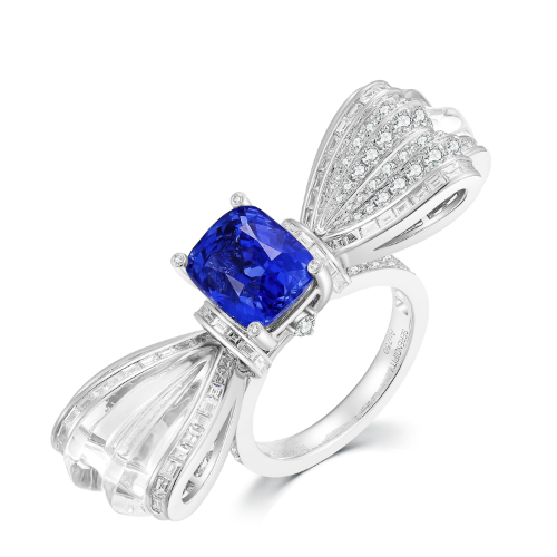 High Jewelry Sapphire Ring