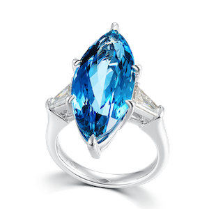 Bague Aigue-marine