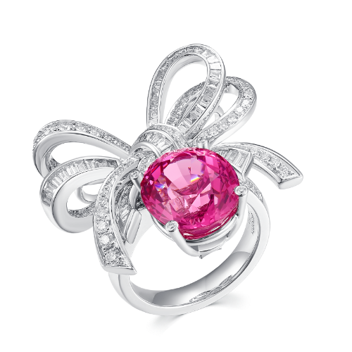 Pink Spinel Ring / Necklace
