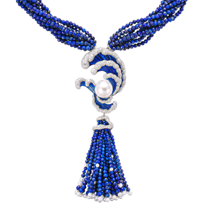 Collier/Broche Perles des Mers du Sud Avec Perles