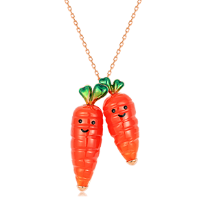 Les Carottes Necklace