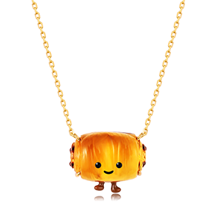 Le Pain au Chocolat Necklace