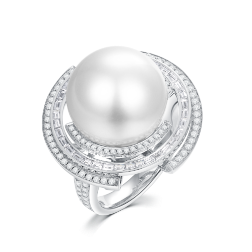 White South Sea Pearl Ring