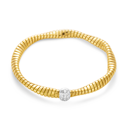 Torsade Tubogas Bracelet en Or Jaune