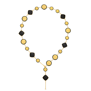 Collier long Tissé d'Or en or jaune