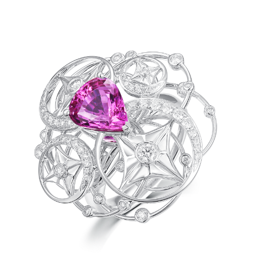 Bague en Saphir Rose