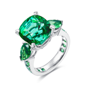 Green Tourmaline Ring